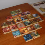 pieces from cooperative board game Forbidden Island